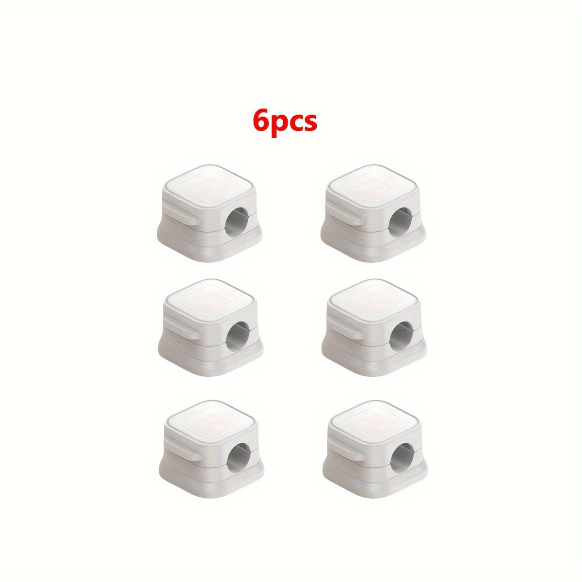 Wire Cable Magnetic Clip Organizer Set of 6
