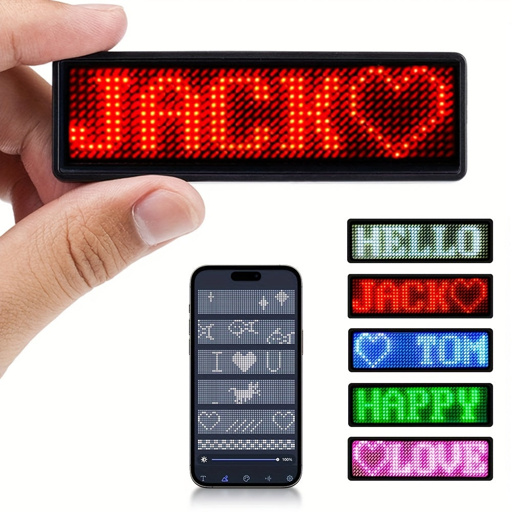 Wireless LED Badge