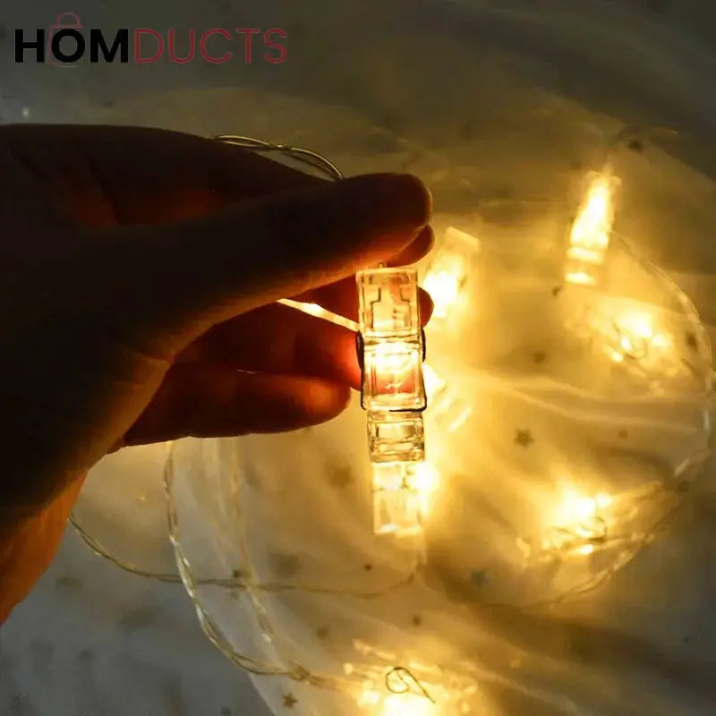 10 Led Photo Clip Fairy Light