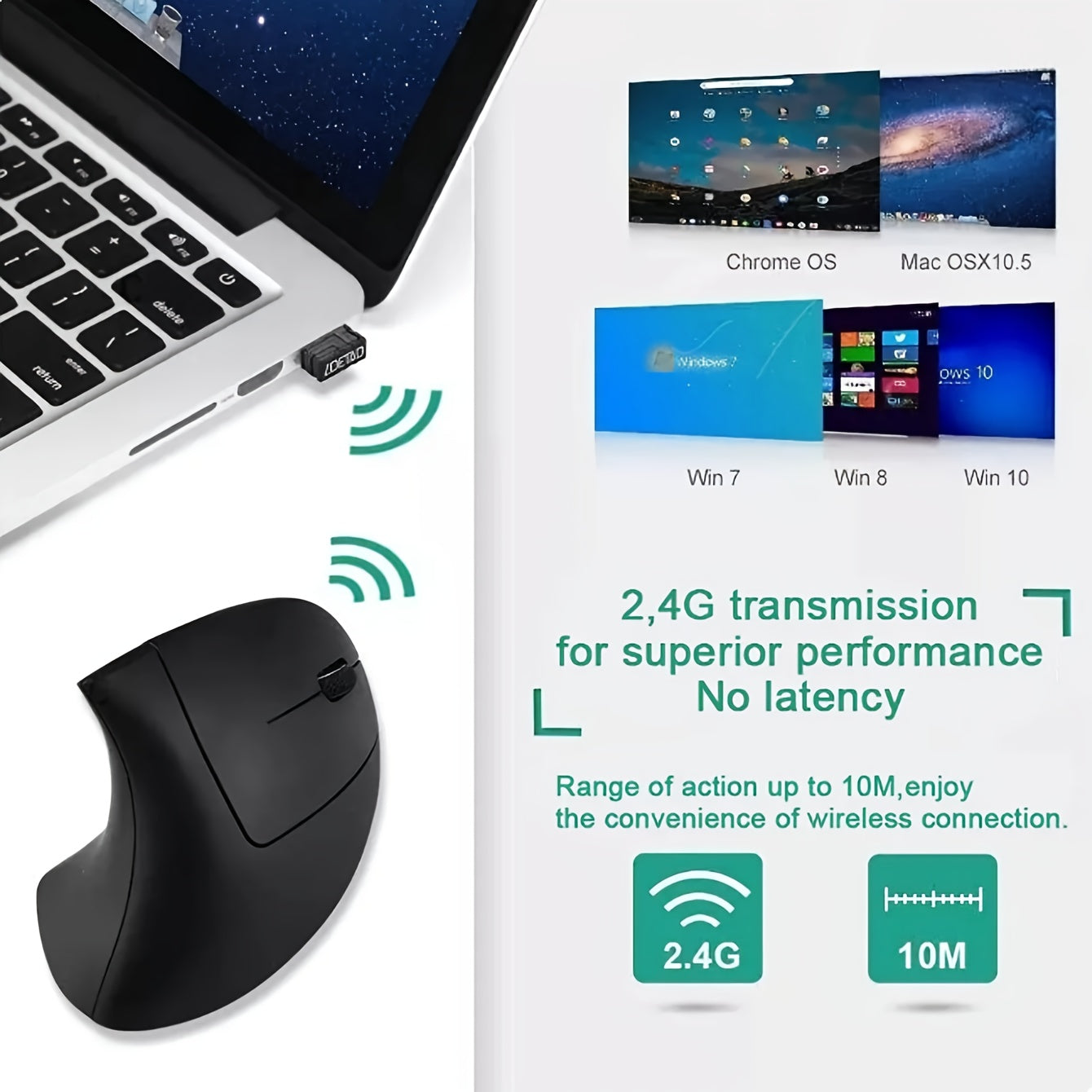 5th Gen Vertical Optical Mice