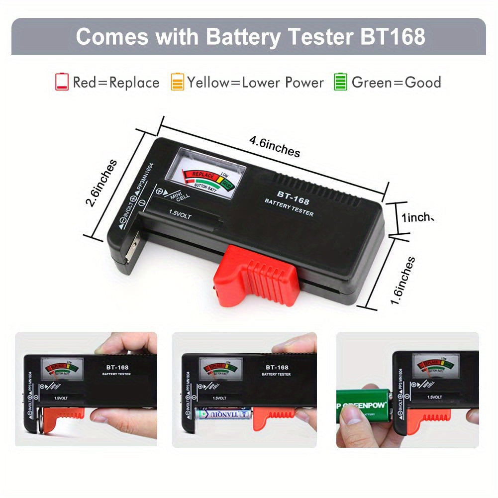 Hard Shell Battery Organizer Case