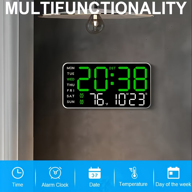 Voice Control Digital Wall Clock