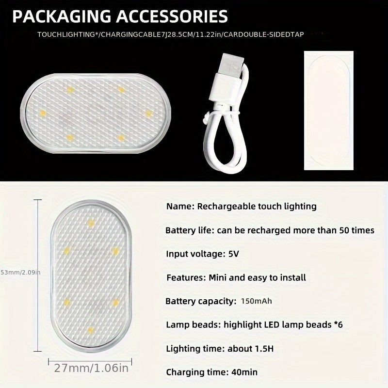 USB Rechargeable Touch Sensor Light