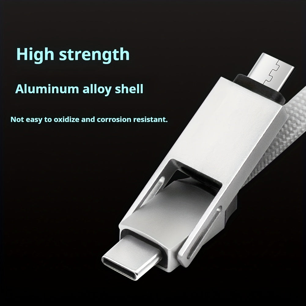 3 in 1 Magnetic LED display Keychain Cable