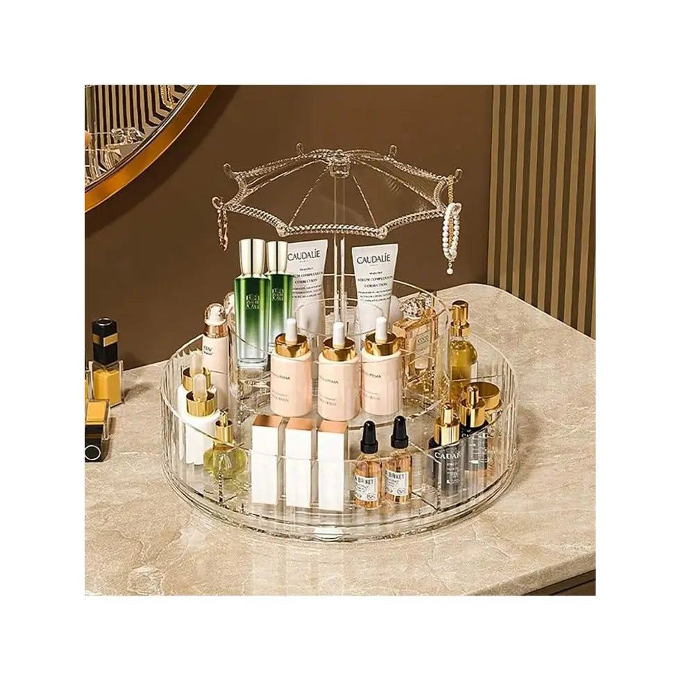 360 Rotating Cosmetic Storage Organizer