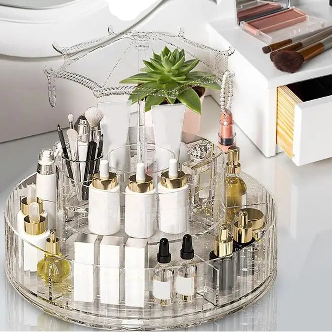 360 Rotating Cosmetic Storage Organizer