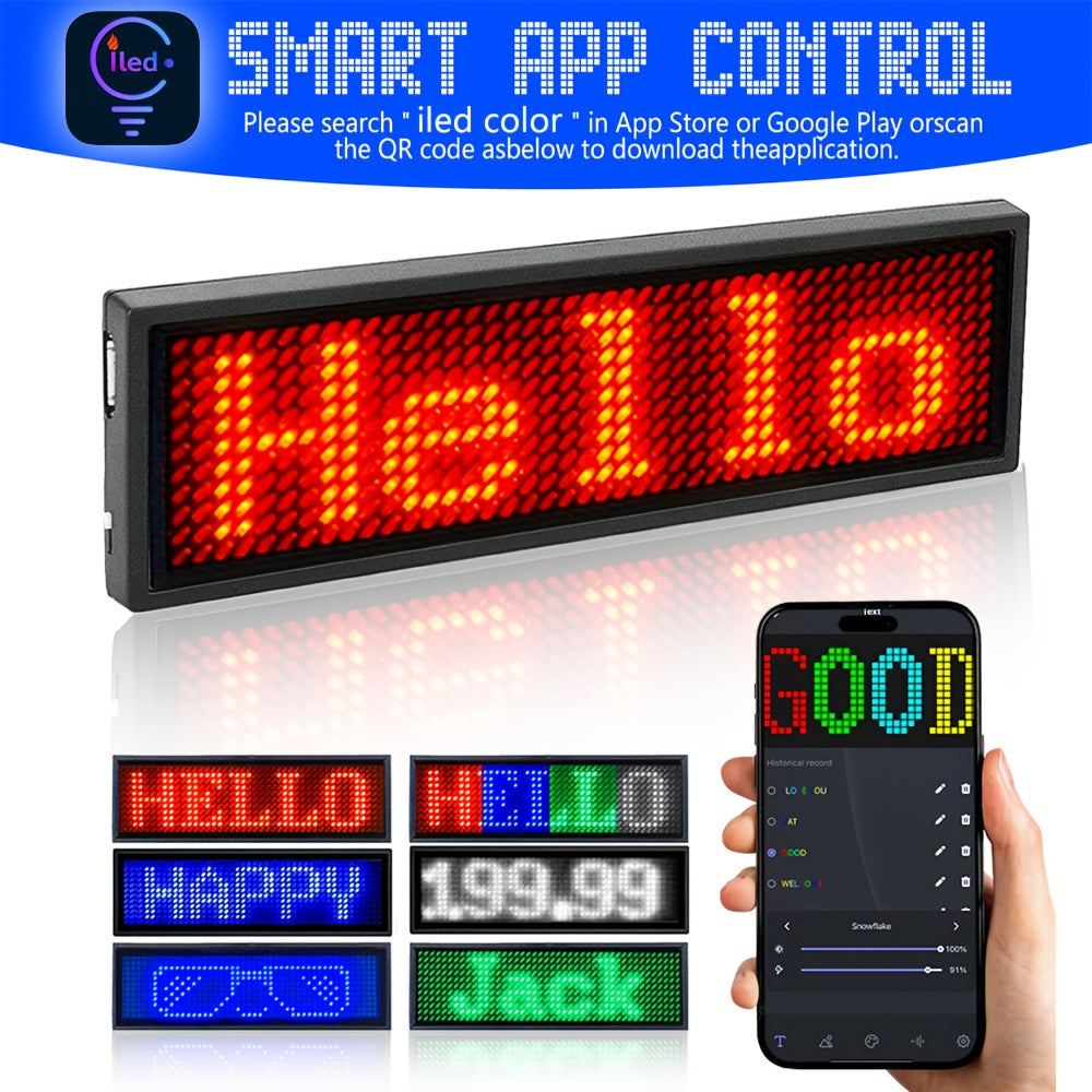 Wireless LED Badge