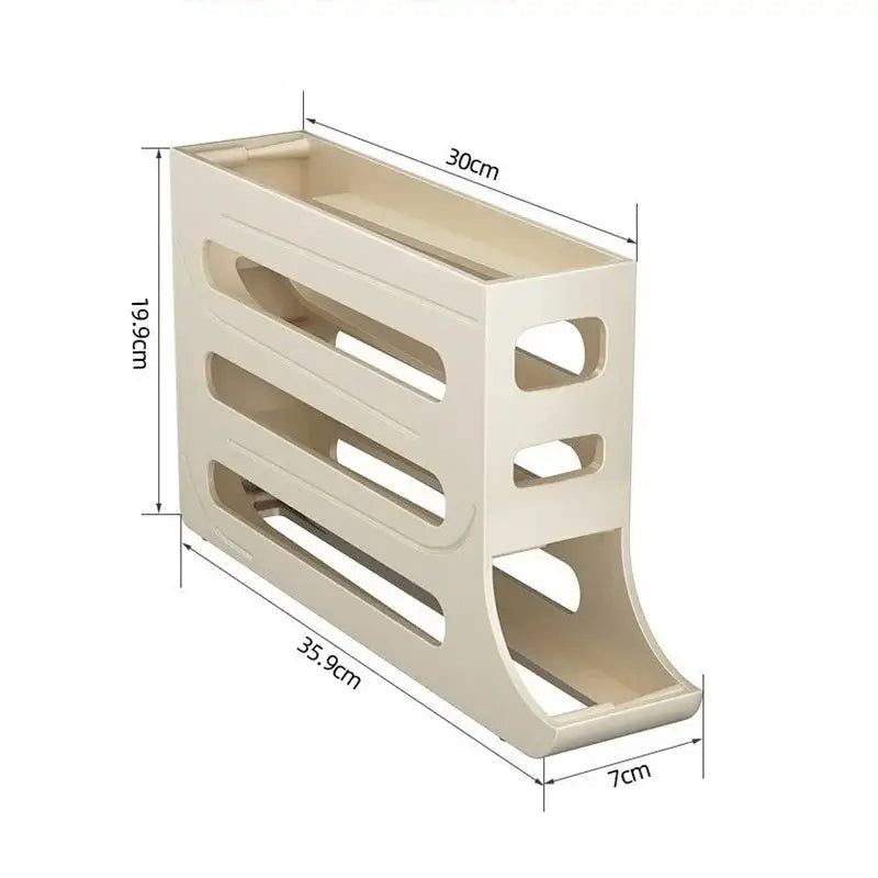 4 Layer Space Saving Automatic Egg Organizer