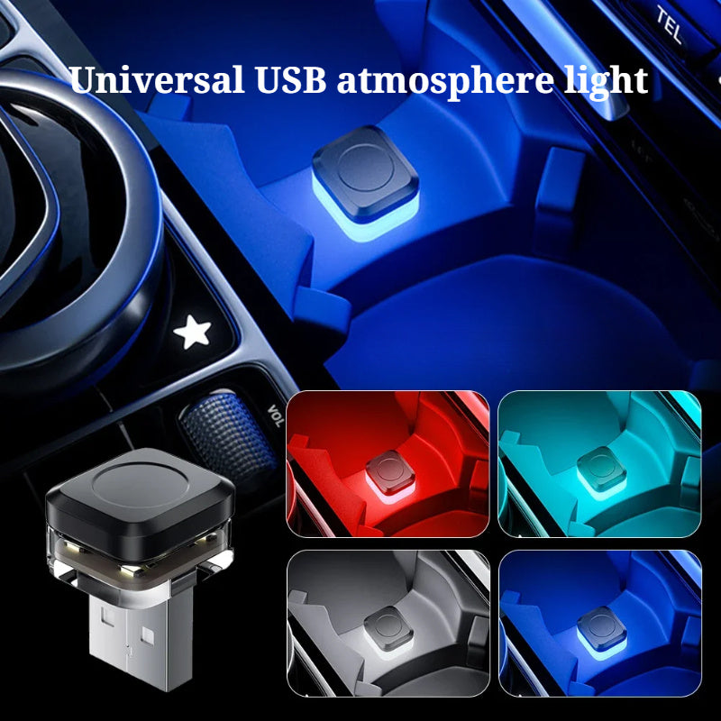 USB-Powered LED Car Ambient Light