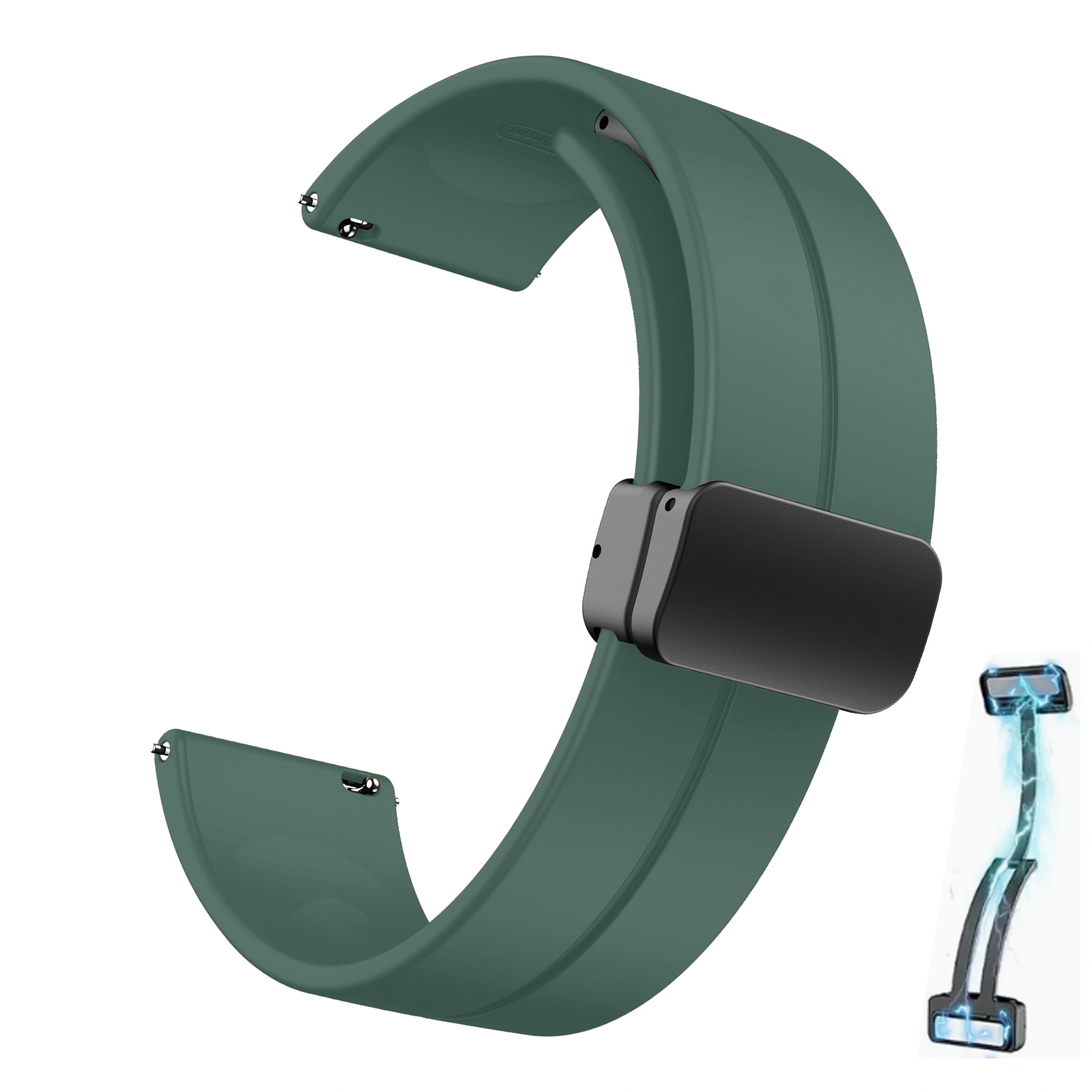 Galaxy Watch BAND ONLY Magnetic Silicone/Nylon 7/6/5/4