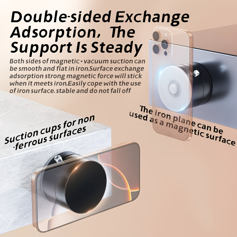 Vacuum Double-sided Magnetic Phone Holder