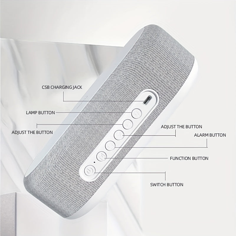 4 in 1 Wireless Charger + Alarm Clock