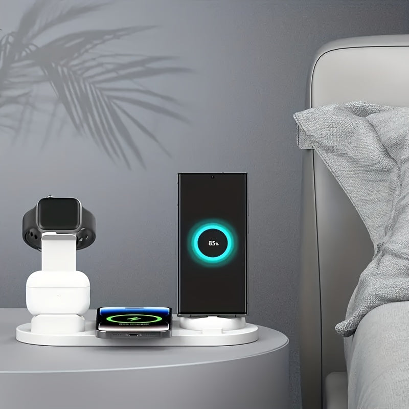 6-in-1 15W Wireless Fast Charger