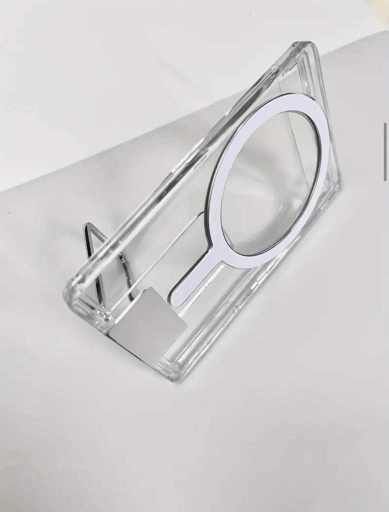 Mobile Phone Wallet with Metal Stand