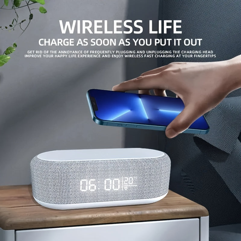 4 in 1 Wireless Charger + Alarm Clock