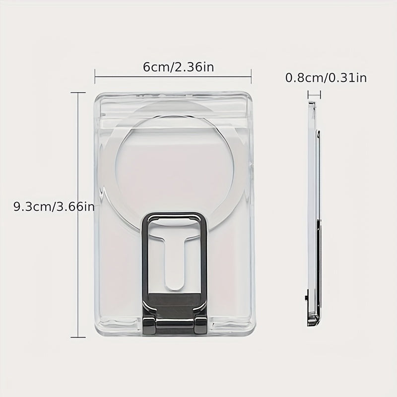 Mobile Phone Wallet with Metal Stand