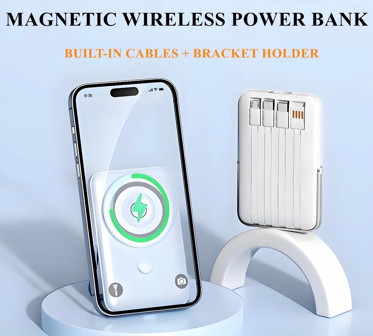 Magnetic Wireless Power bank 15W