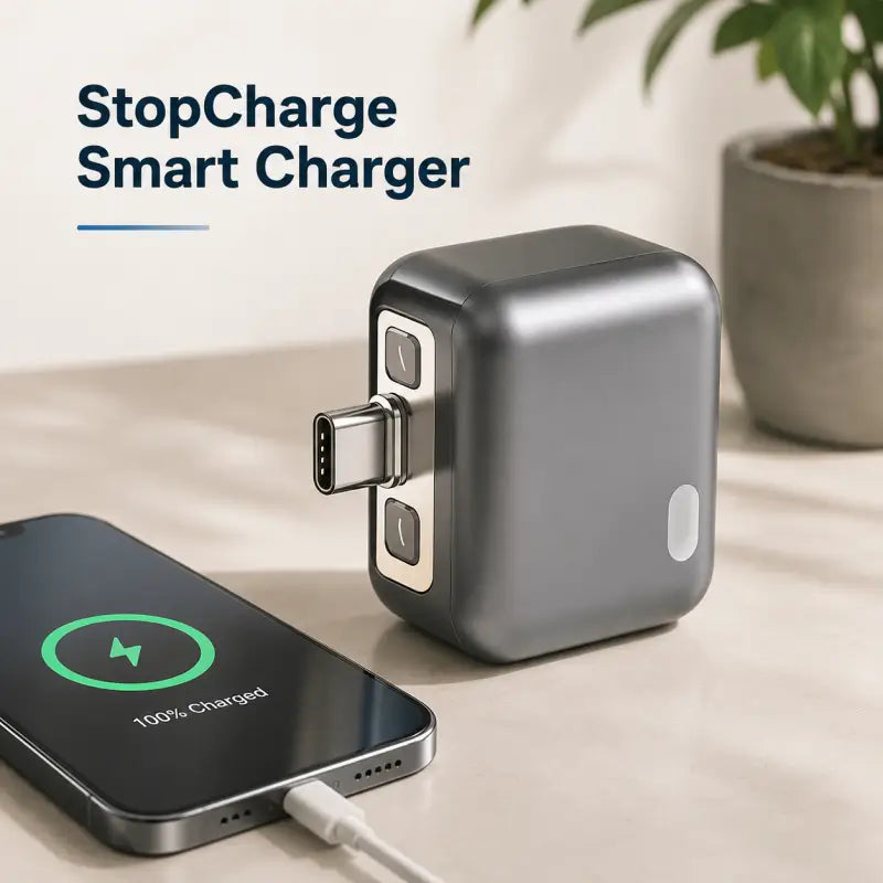 Smart USB-C Charging Protector with Auto Power Cut