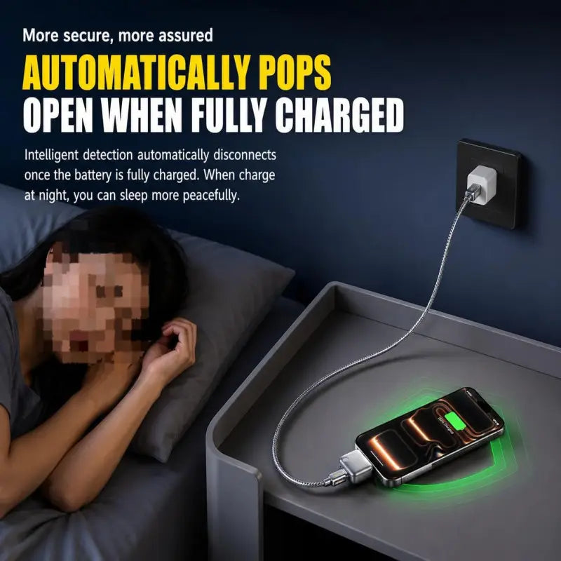 Smart USB-C Charging Protector with Auto Power Cut