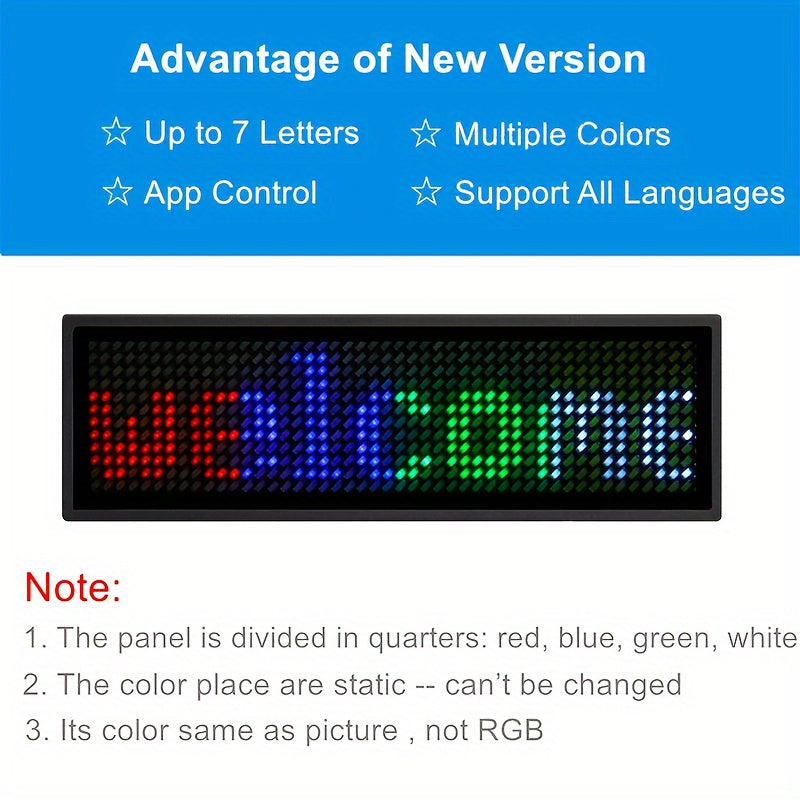 Wireless LED Badge