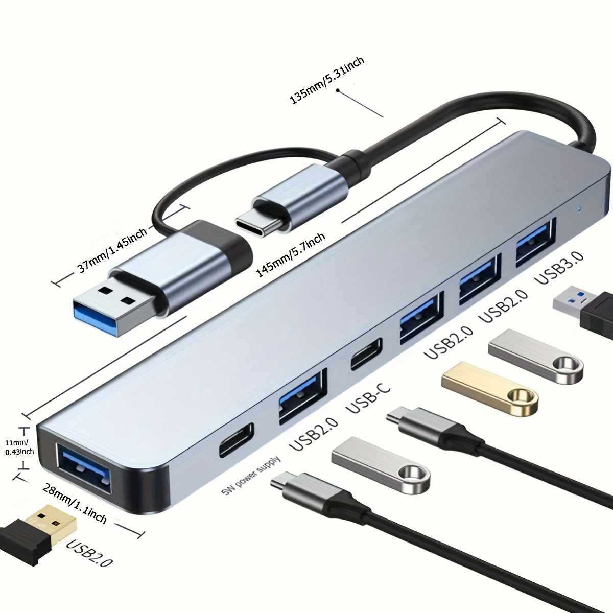 7-in-1 USB 3.0 Data Transfer Adapter