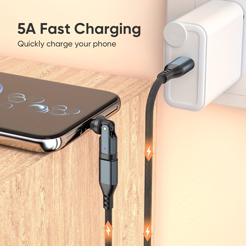 540° 240W C-Type Charging Adapter