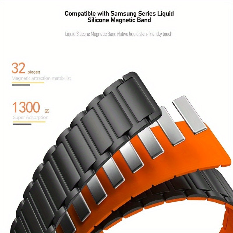 Galaxy Watch BAND ONLY Magnetic Silicone/Nylon 7/6/5/4