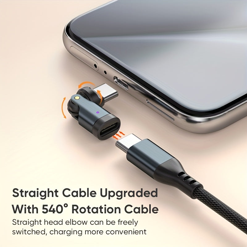 540° 240W C-Type Charging Adapter