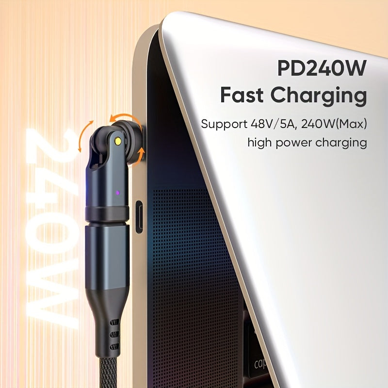 540° 240W C-Type Charging Adapter