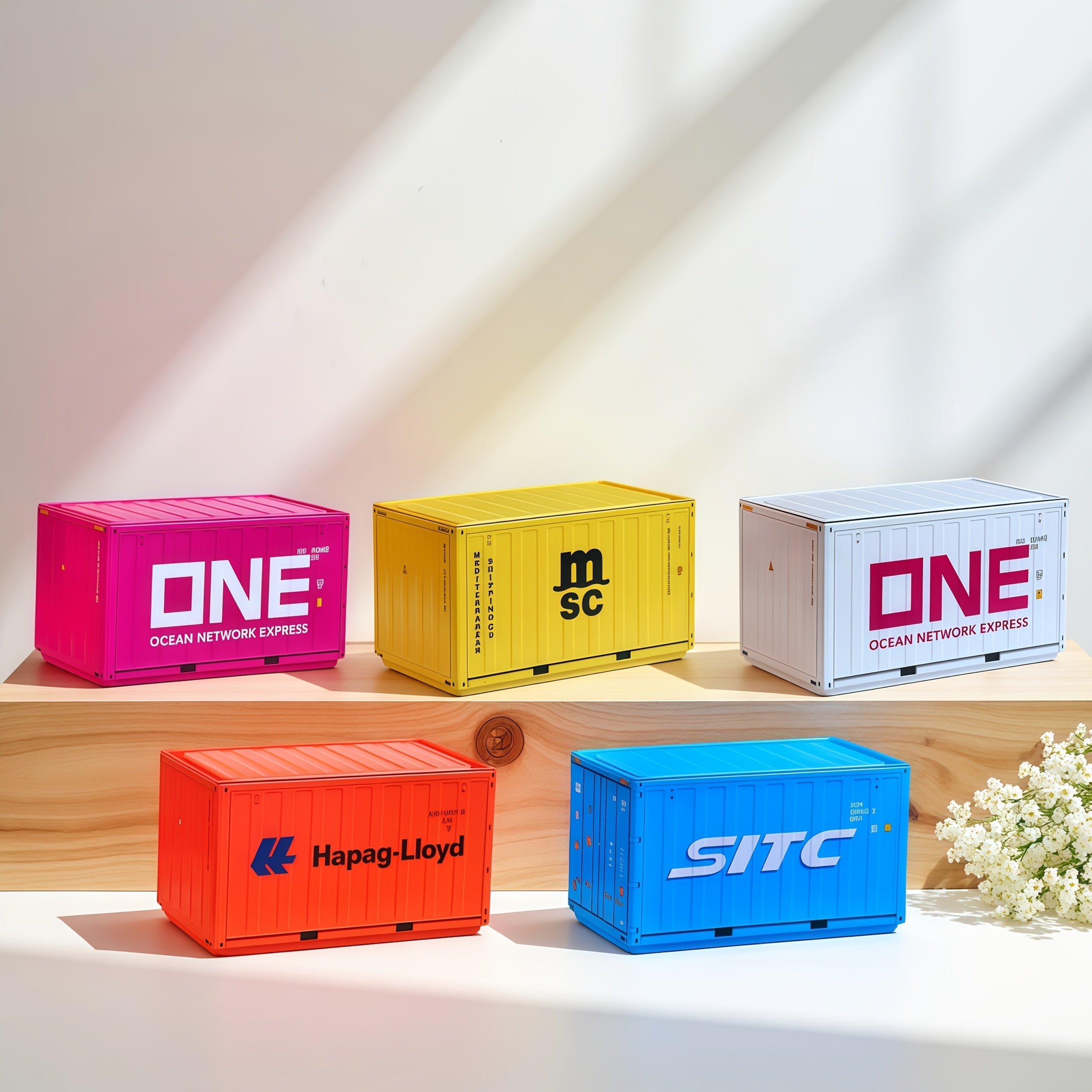 Cargo Container Desktop Storage Box