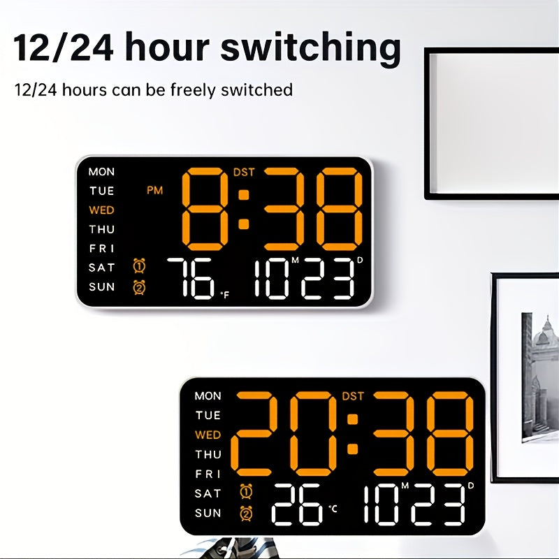 Voice Control Digital Wall Clock