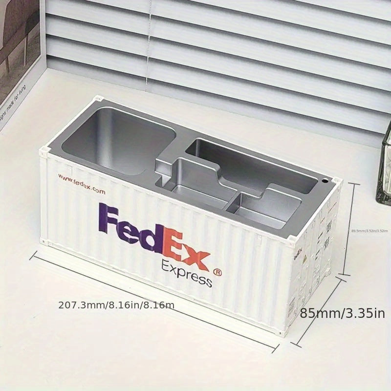 Industrial Style Container Desk Organizer