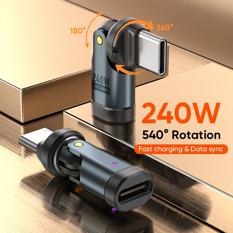 540° 240W C-Type Charging Adapter