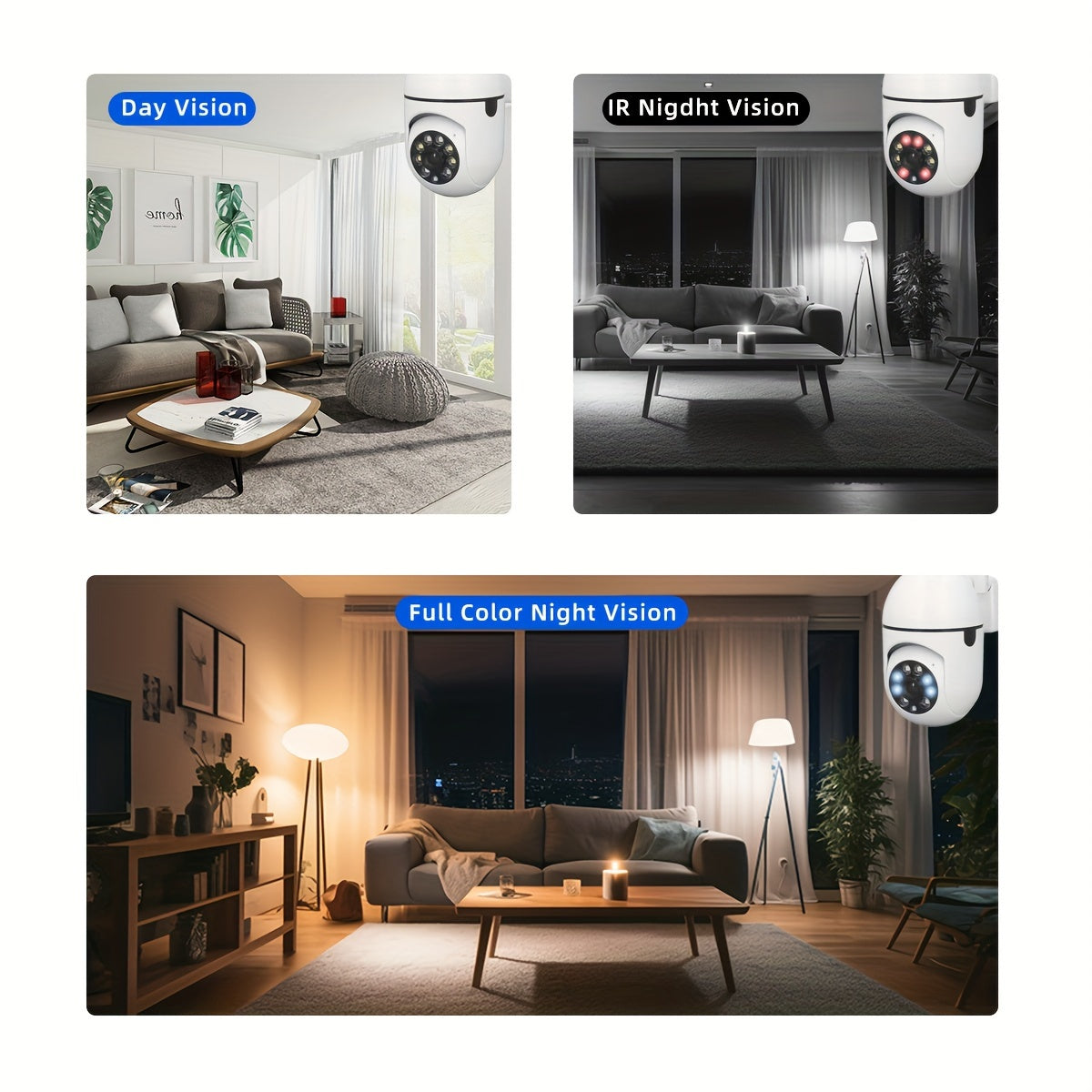 Wi-Fi Smart Home Security Camera